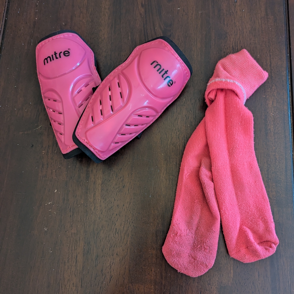 Pink Grip Socks with Non-Slip Sole for Accessories
